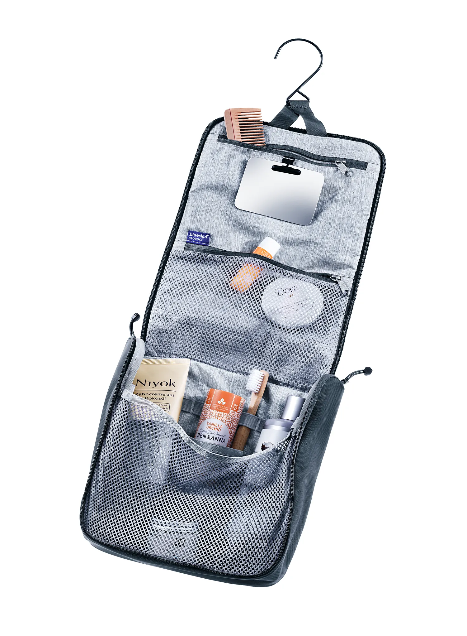 Kozmetická taštička Deuter Wash Center II - black/black