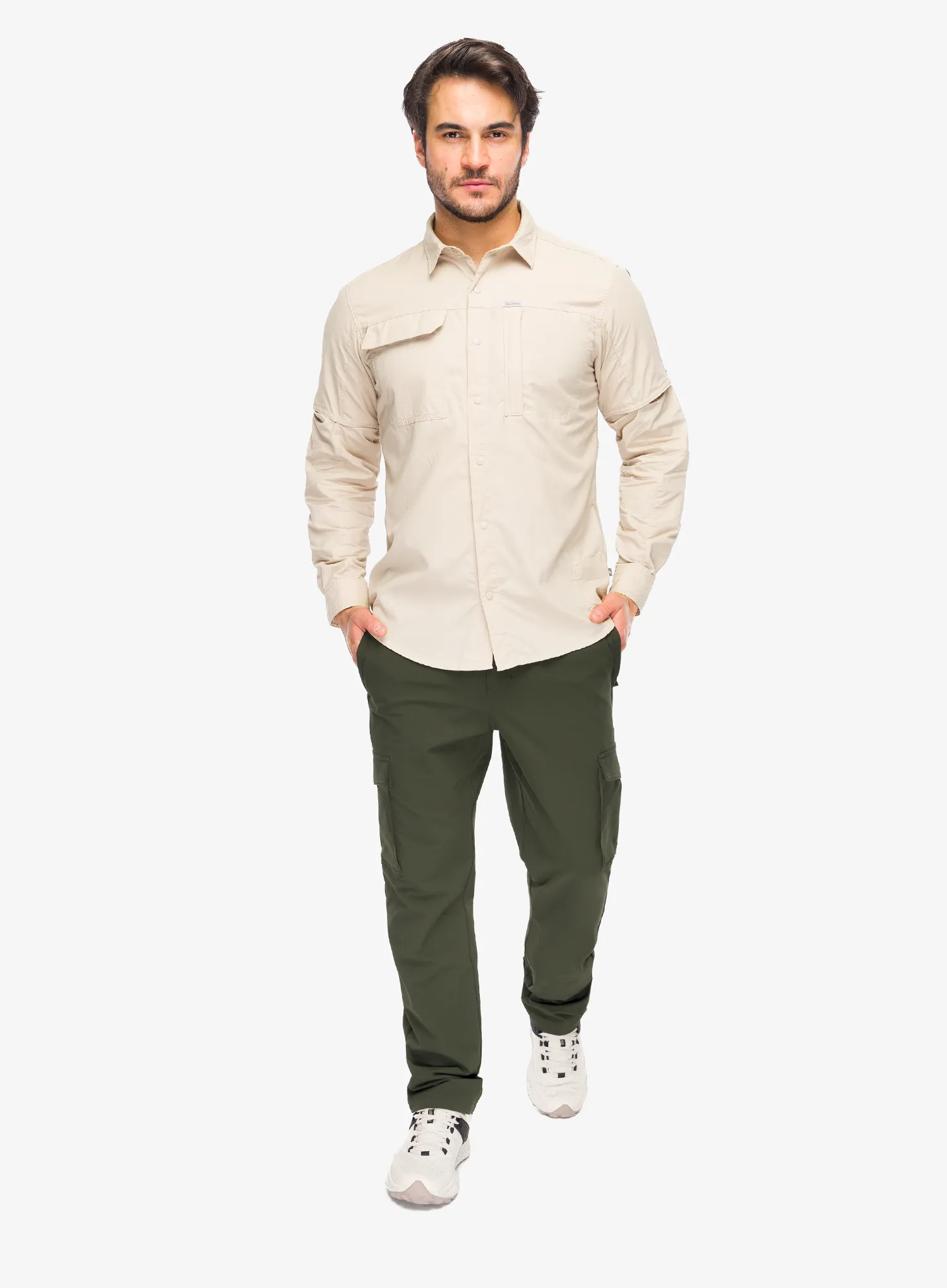 Košeľa Columbia Skien Valley Long Sleeve Shirt - ancient fossil