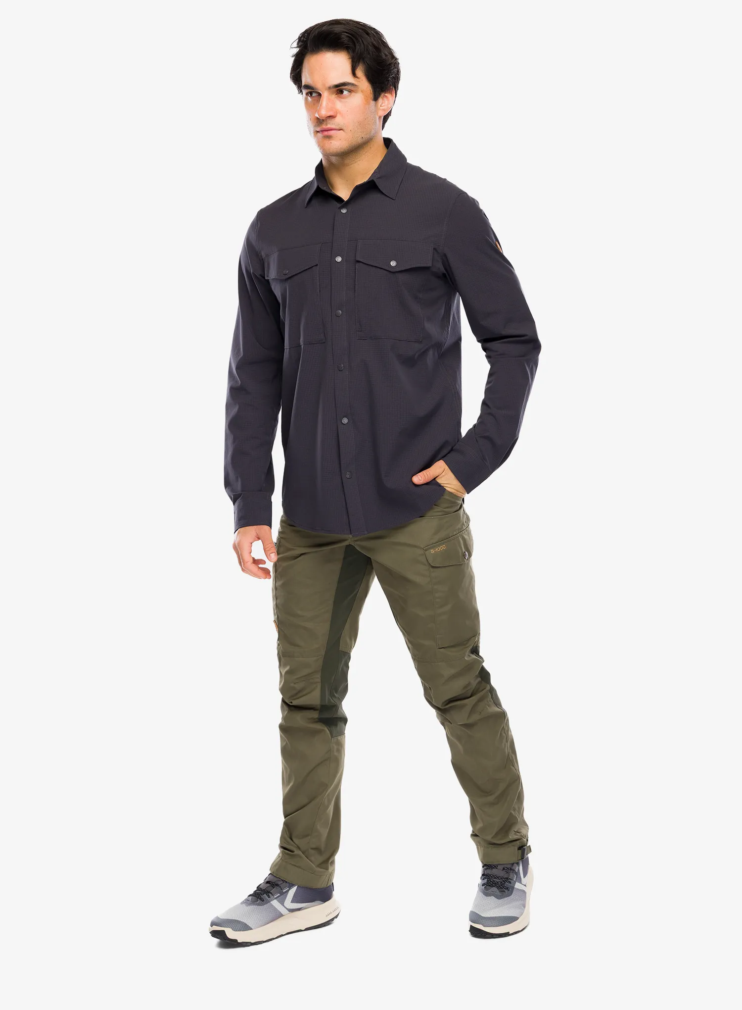 Košeľa Fjallraven Abisko Trekking Shirt - dark grey