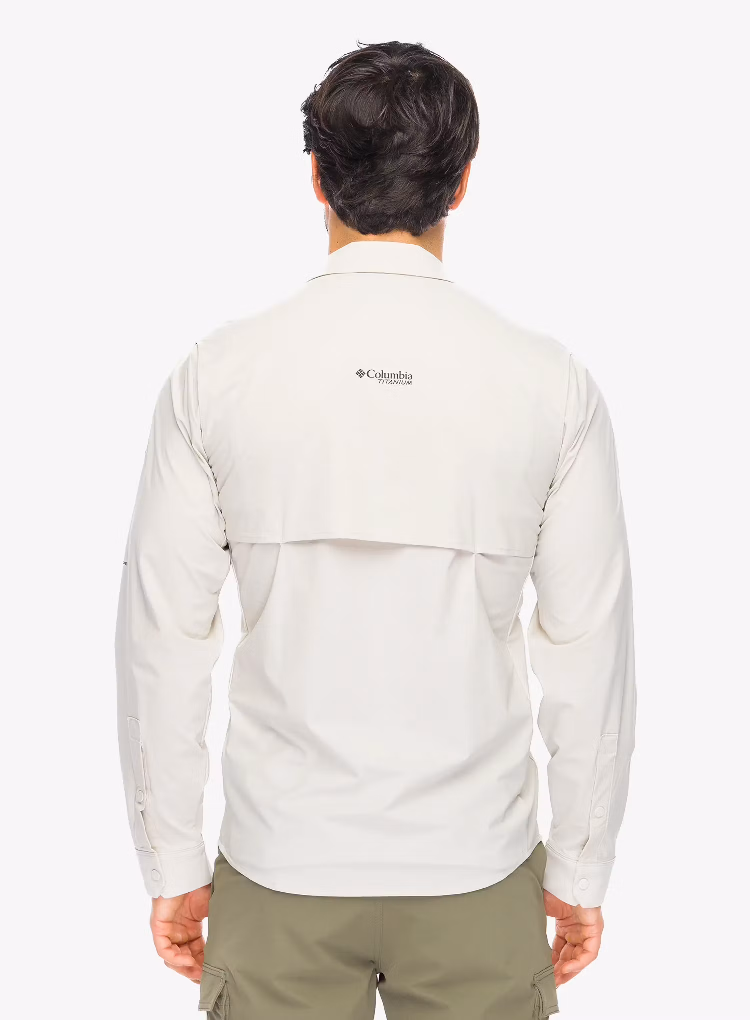 Košeľa Columbia Silver Ridge Elite Long Sleeve Woven - dark stone
