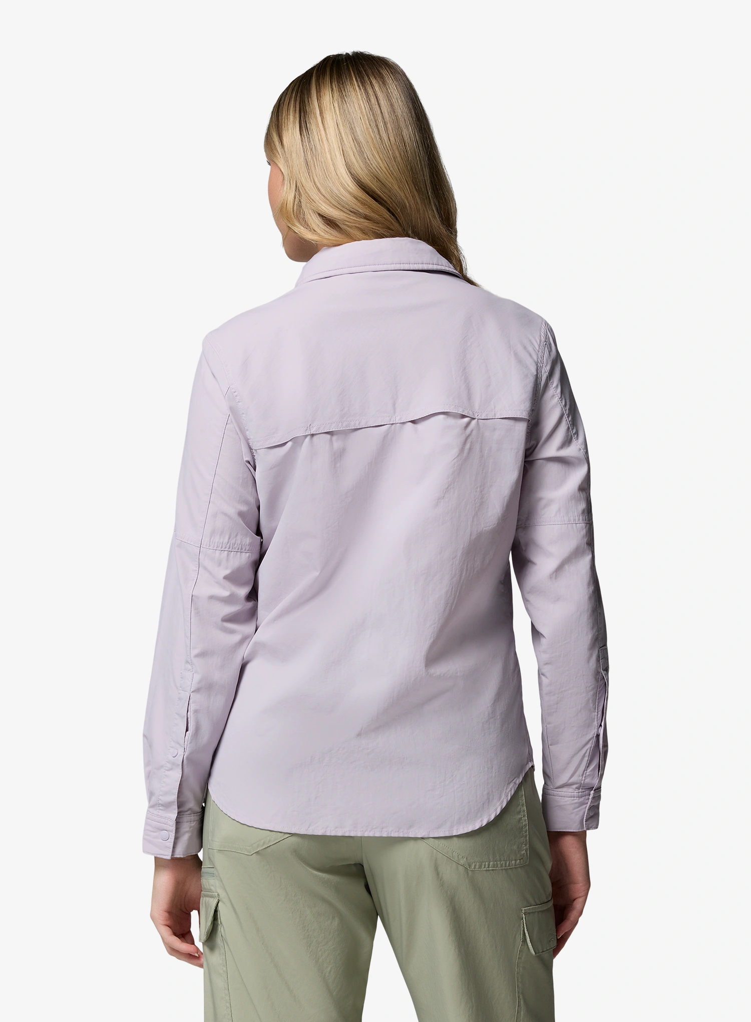 Košeľa dámska Columbia Skien Valley Long Sleeve Shirt - lavender pearl