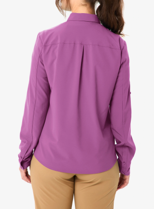 Košeľa dámska Vaude Rosemoor LS Shirt IV - magenta