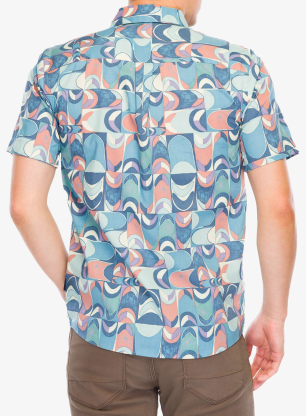 Košeľa Patagonia Go To Shirt - swallowtail geo/still blue