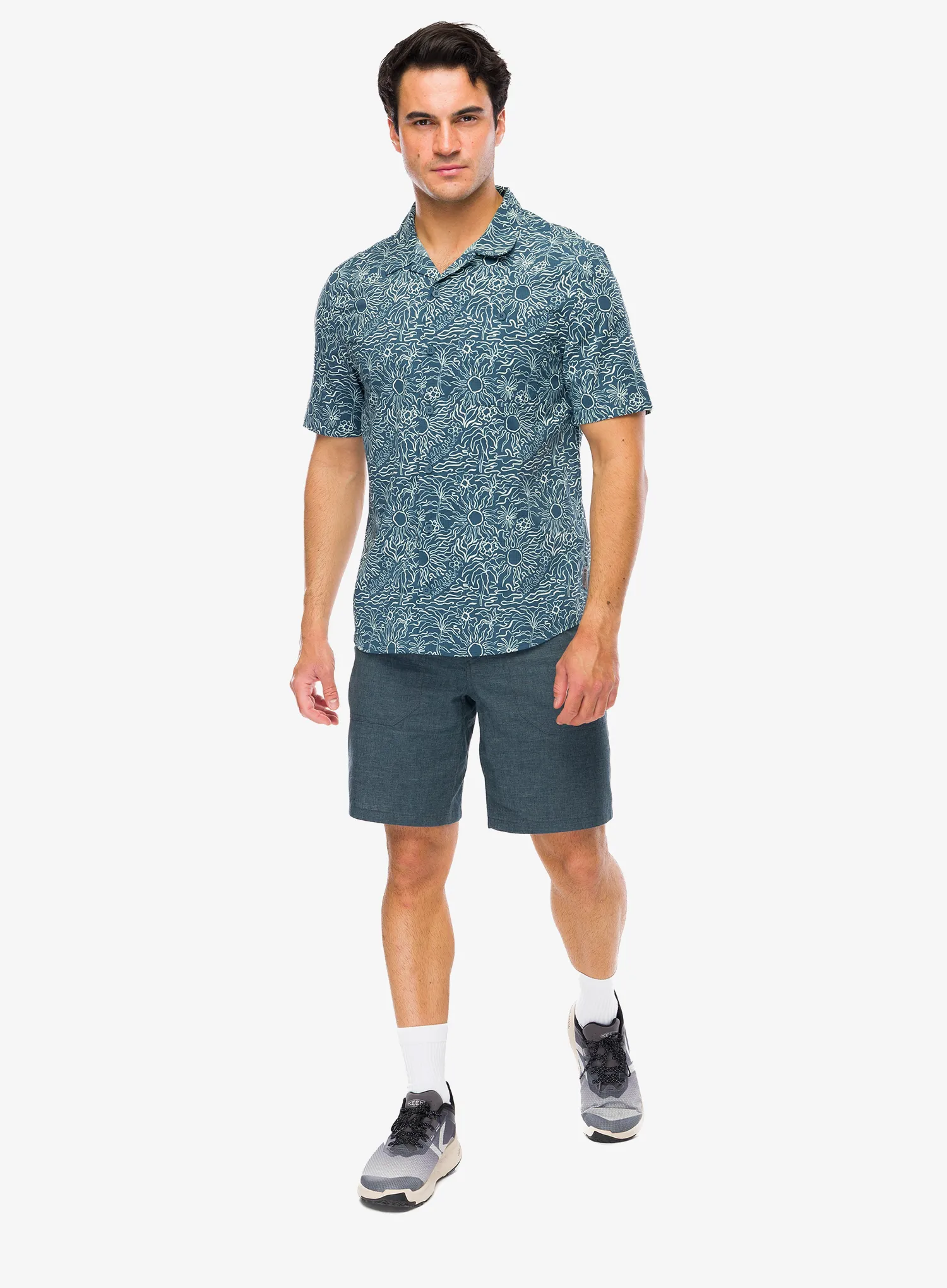 Košeľa Royal Robbins Salathe Sun Shirt S/S - orion blue solar pt