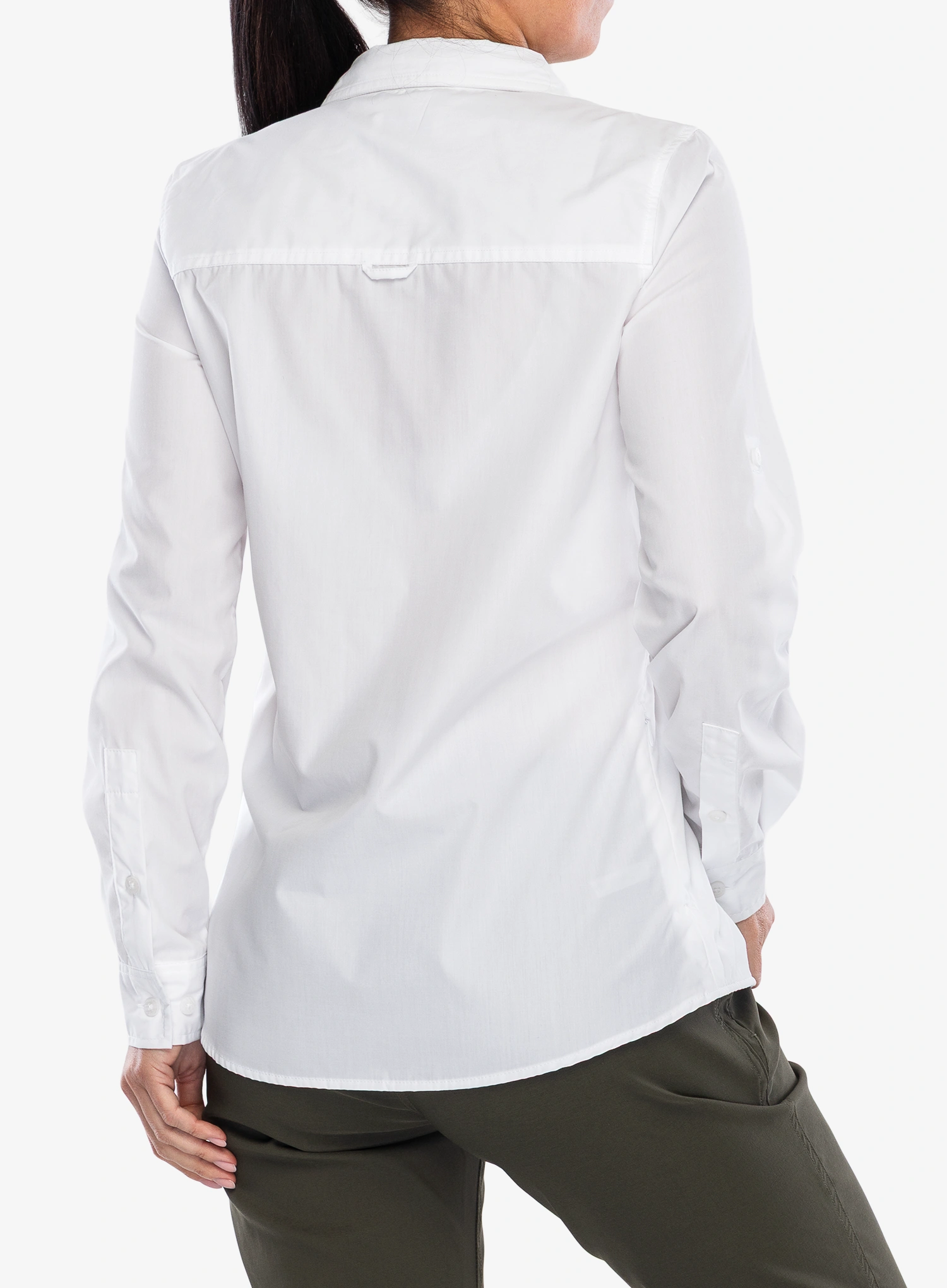 Košeľa proti komárom dámska Craghoppers Kiwi III Long Sleeved Shirt - white