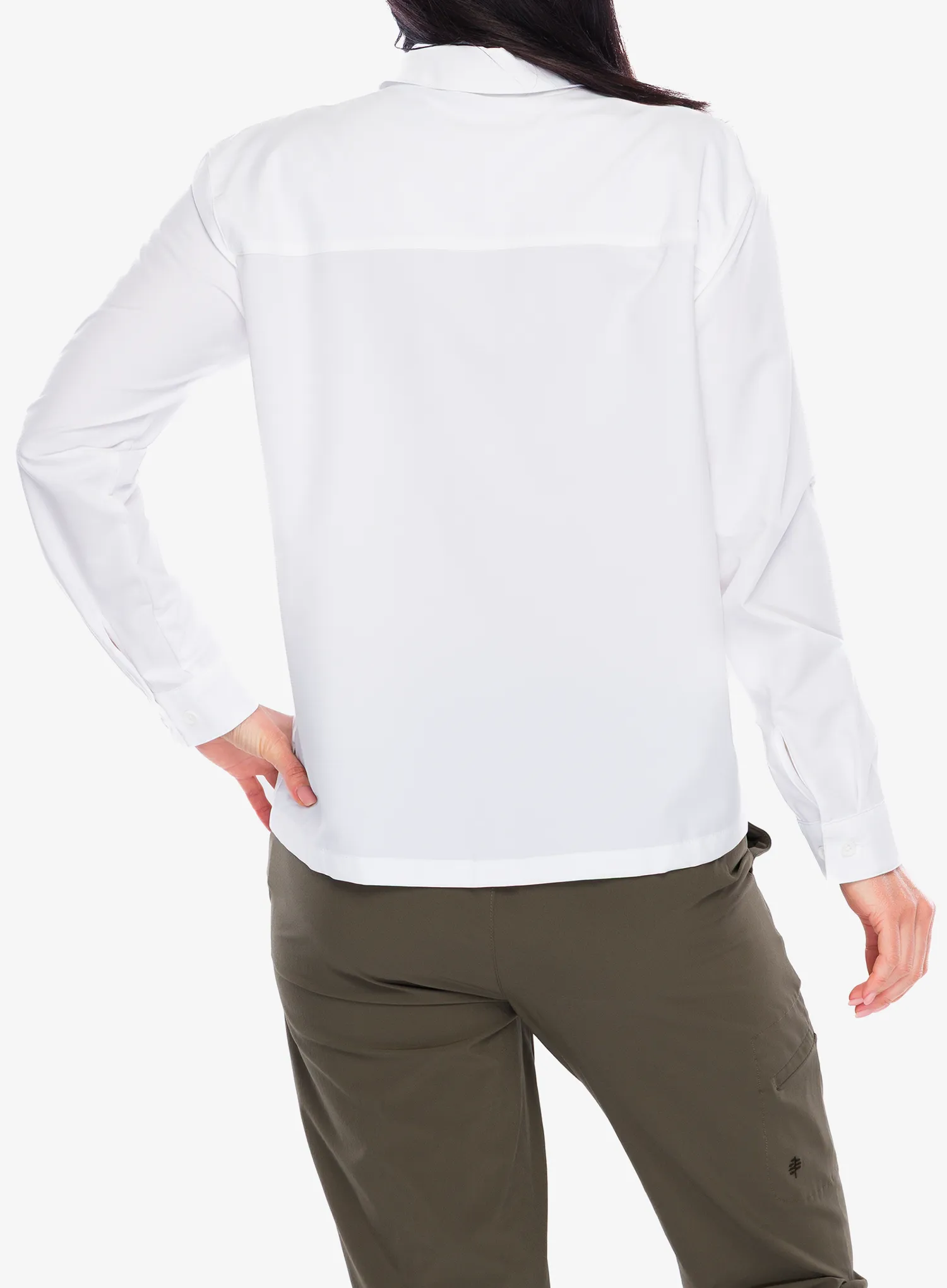 Košeľa proti komárom dámska Royal Robbins Expedition III L/S - white