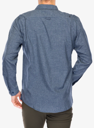 Košeľa proti komárom Royal Robbins Amp Lite II L/S - deep blue htr