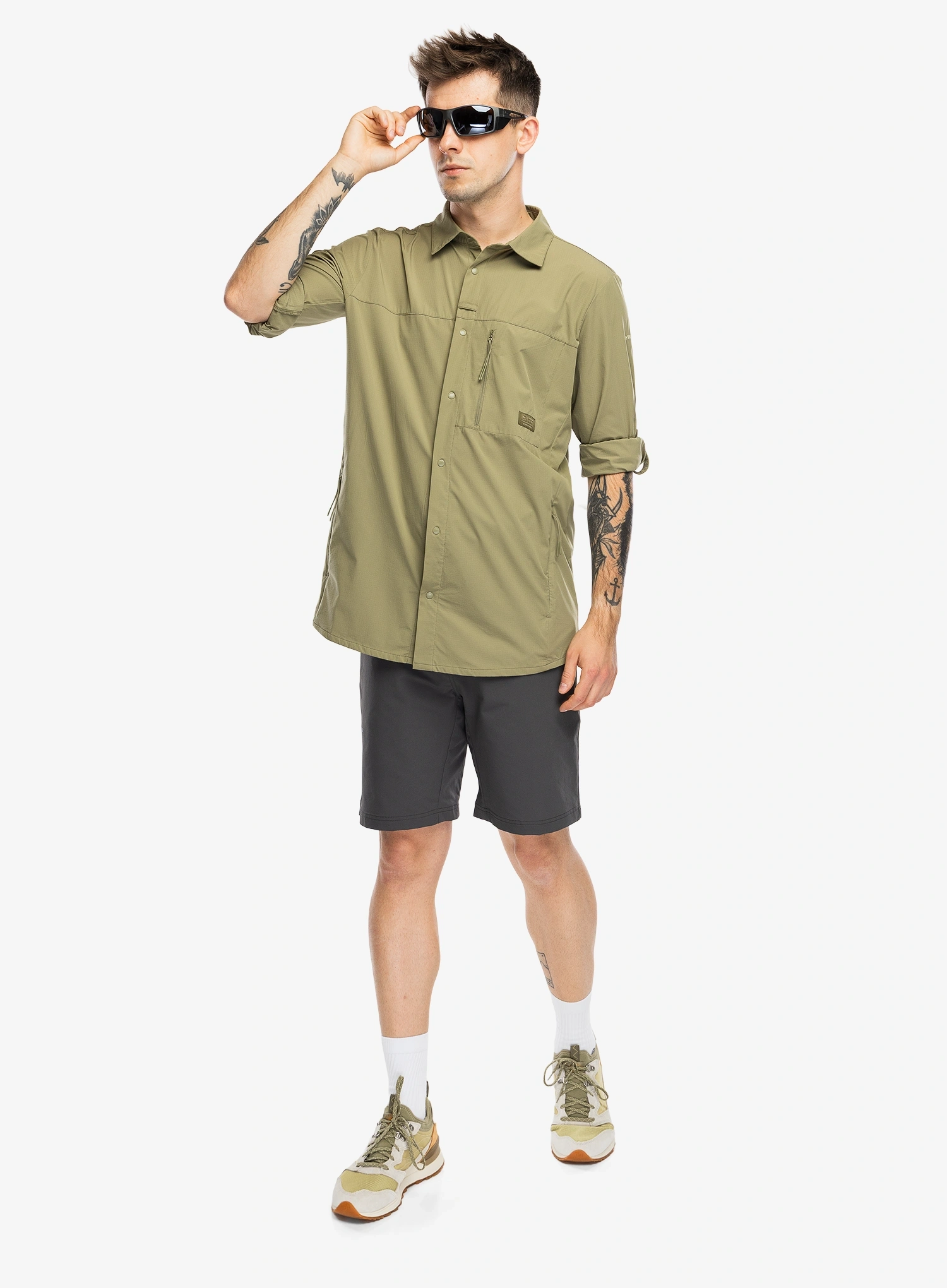 Košeľa proti komárom Viking Arepi - olive