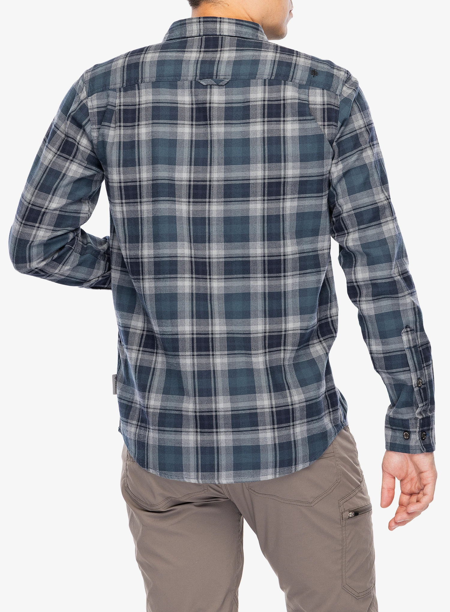 Košeľa Royal Robbins Lieback Organic Cotton Flannel LS - navy dipsea pld