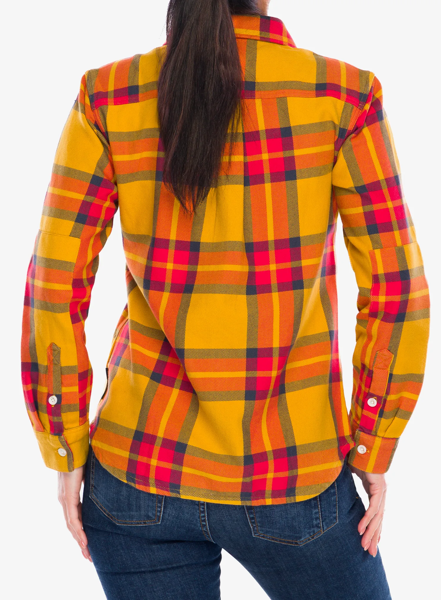 Dámska košeľa Black Diamond Project Twill LS Shirt - amber/coral red