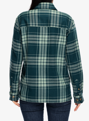 Dámska košeľa Carhartt Loose Fit Twill Plaid Shirt - greenstone