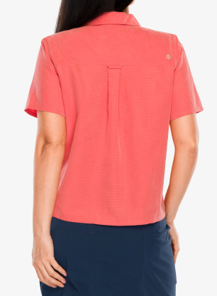 Dámska košeľa Royal Robbins Desert Pucker S/S - rosefinch