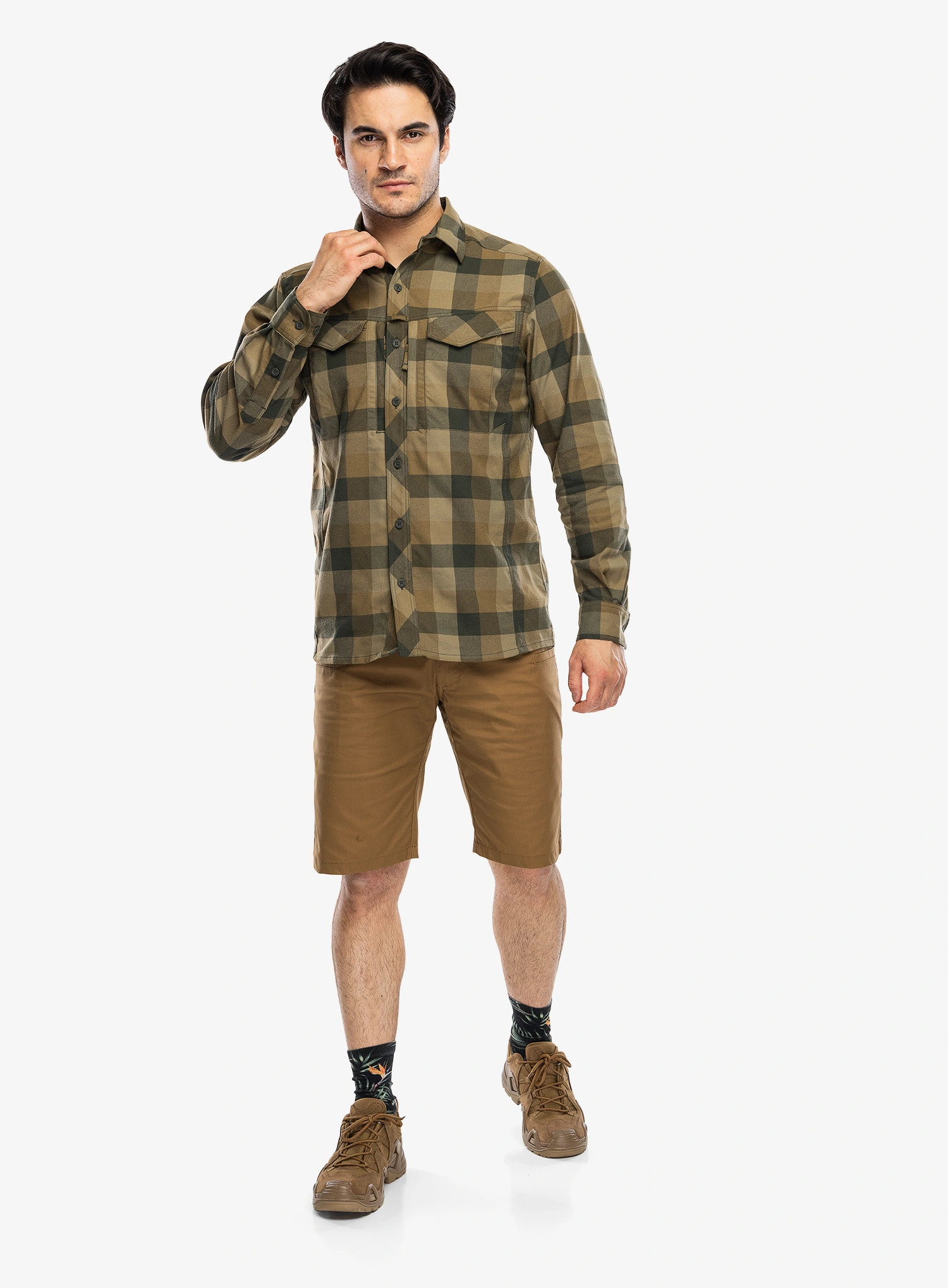 Turistická košeľa Helikon-Tex Defender Mk2 Nylon Sorona Blend - bayou moss