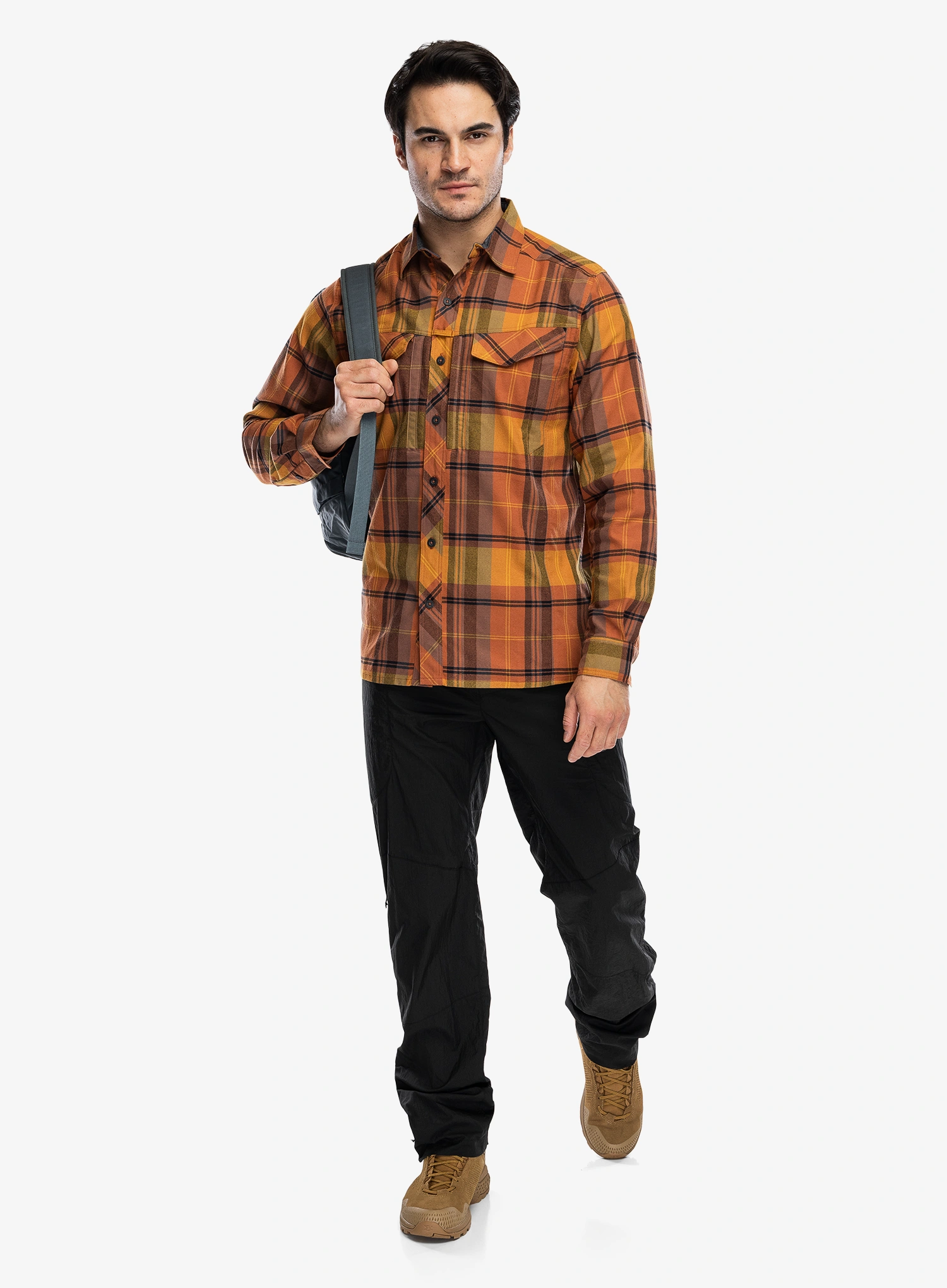 Turistická košeľa Helikon-Tex Defender Mk2 Nylon Sorona Blend - evening pumpkin