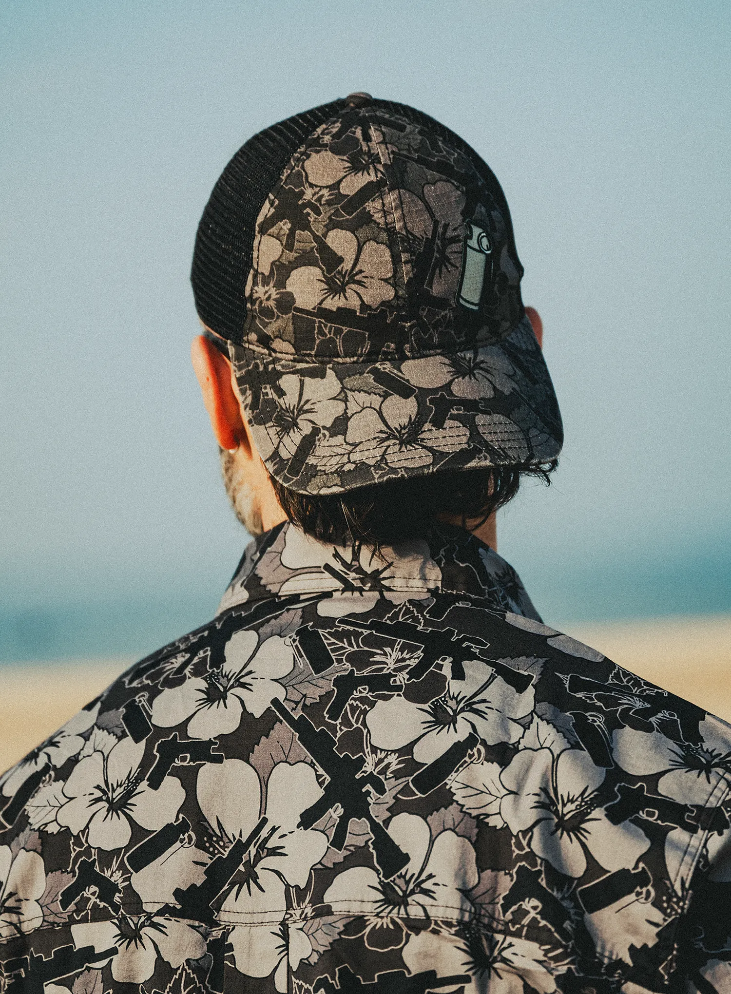 Turistická košeľa Helikon-Tex Tactical Hawaiian Short Sleeve - dark ops