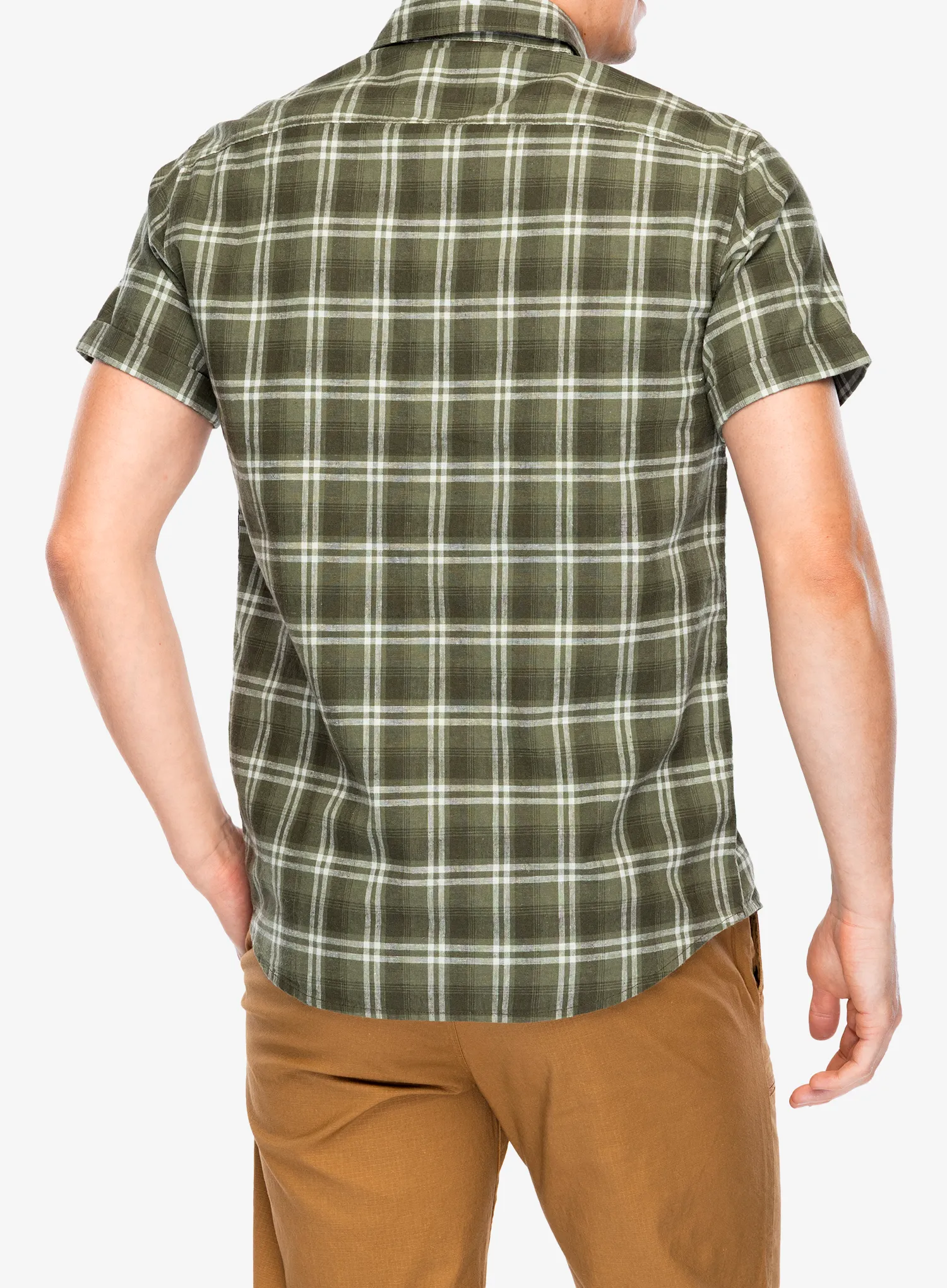 Turistická košeľa Mammut Trovat Summer Shirt - marsh/dark marsh