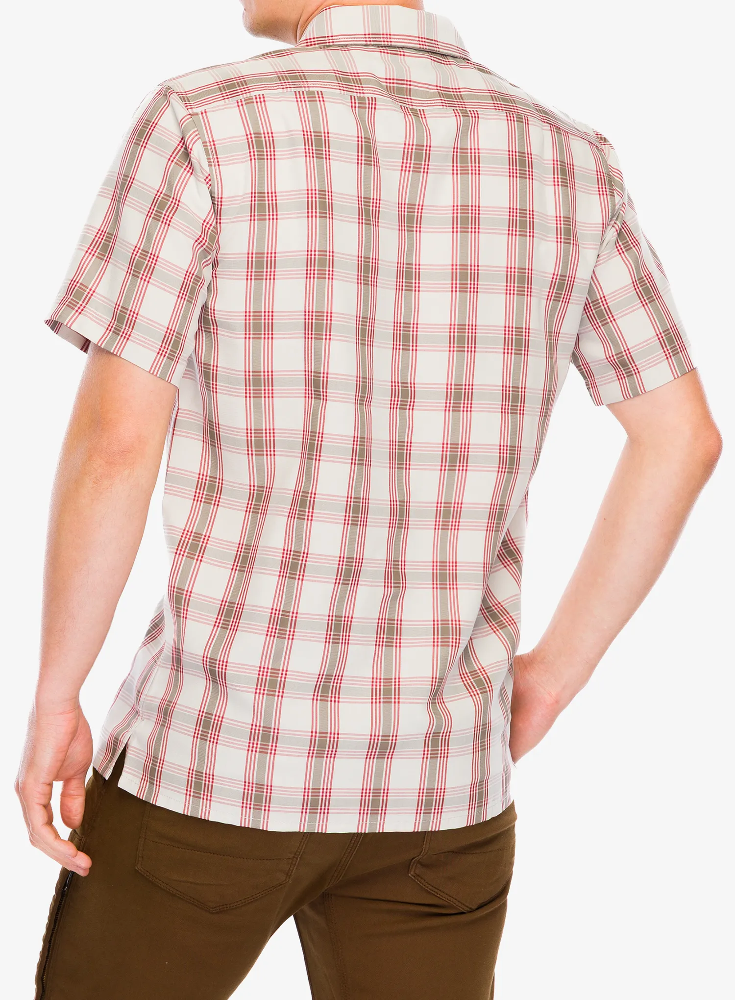 Turistická košeľa Marmot Eldridge Novelty Classic S/S - birch bark oliver plaid