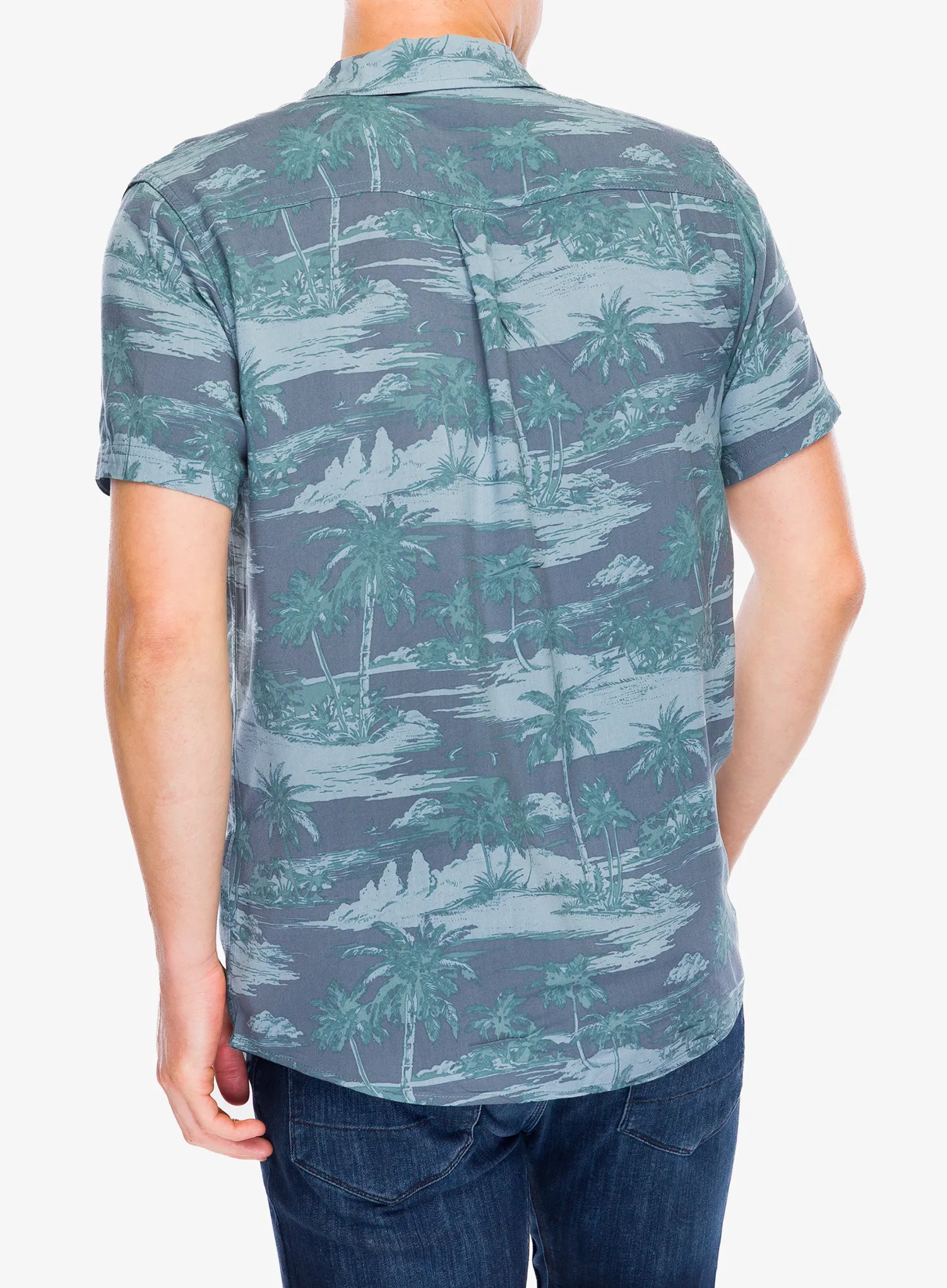 Turistická košeľa Rip Curl Dreamer Barrel Killa SS Shirt - pine night