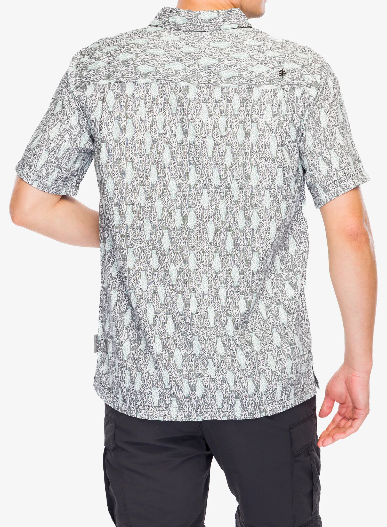 Turistická košeľa Royal Robbins Camino Pucker S/S - everglade fish pt