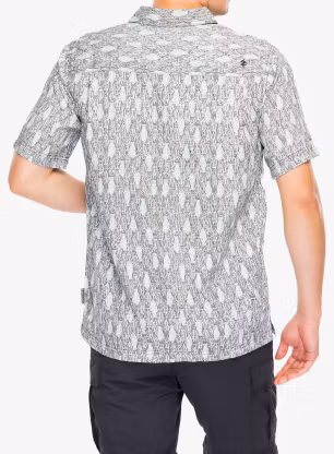 Turistická košeľa Royal Robbins Camino Pucker S/S - everglade fish pt