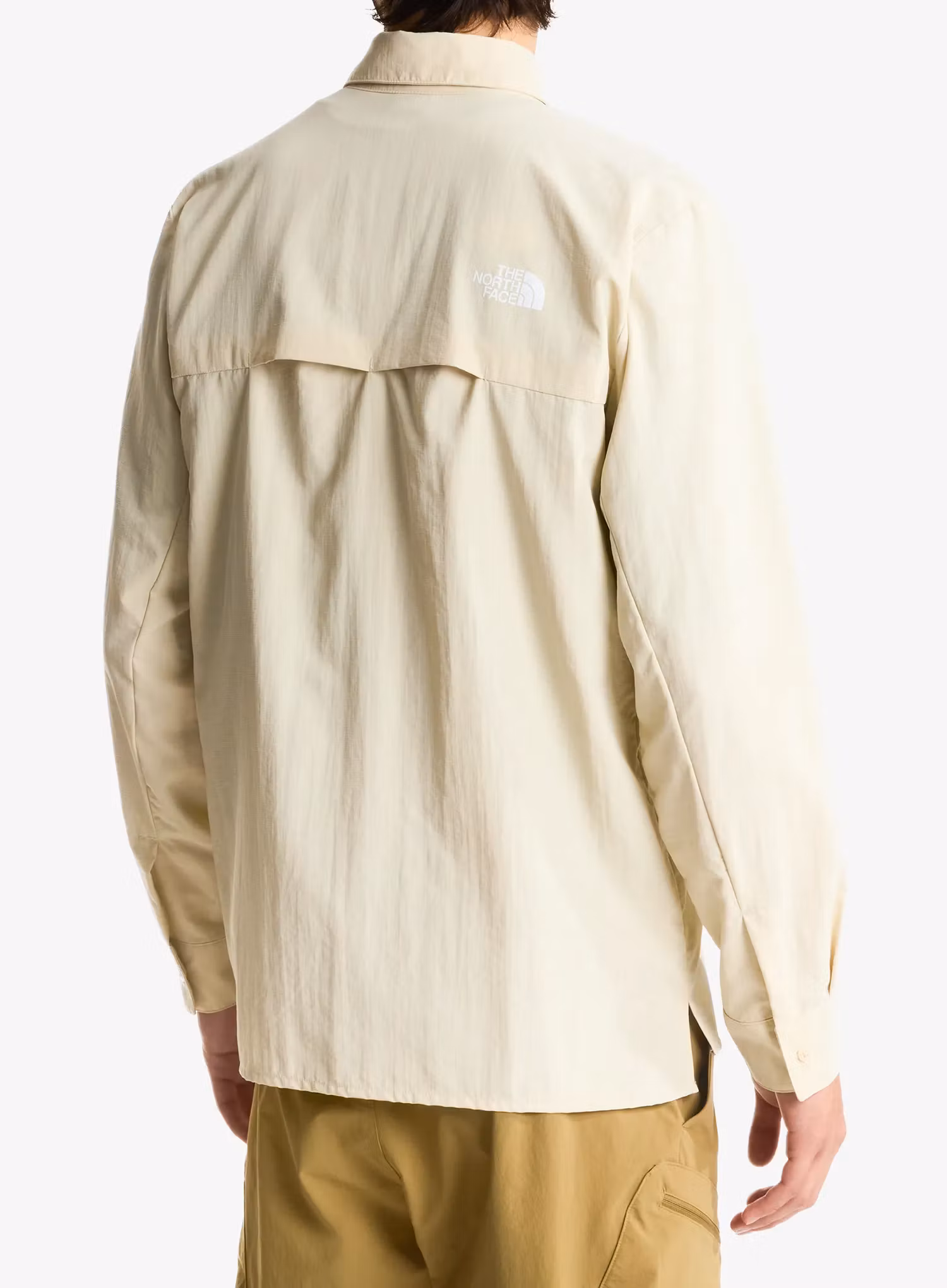 Turistická košeľa The North Face Packable Long Sleeve Shirt - desert stone