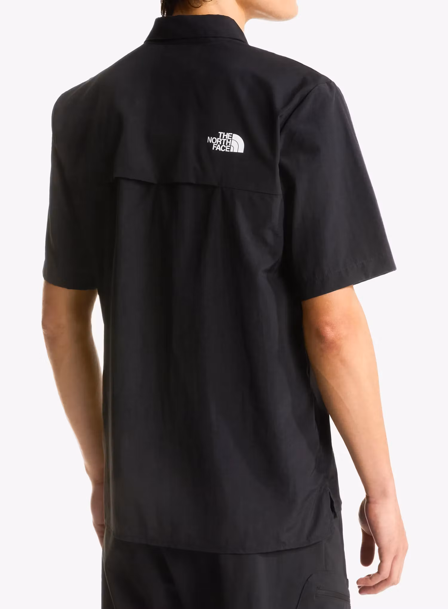Turistická košeľa The North Face Packable Short Sleeve Shirt - tnf black