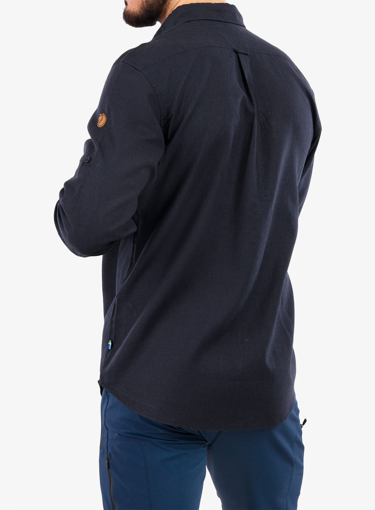 Košeľa Fjallraven Övik Travel Shirt LS  - dark navy