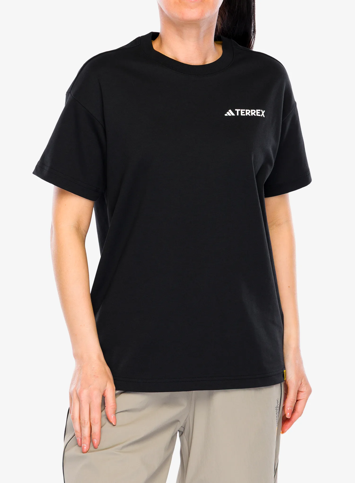 Bavlnené tričko adidas TERREX Nat Geo UF AEROREADY Graphic T-Shirt - black