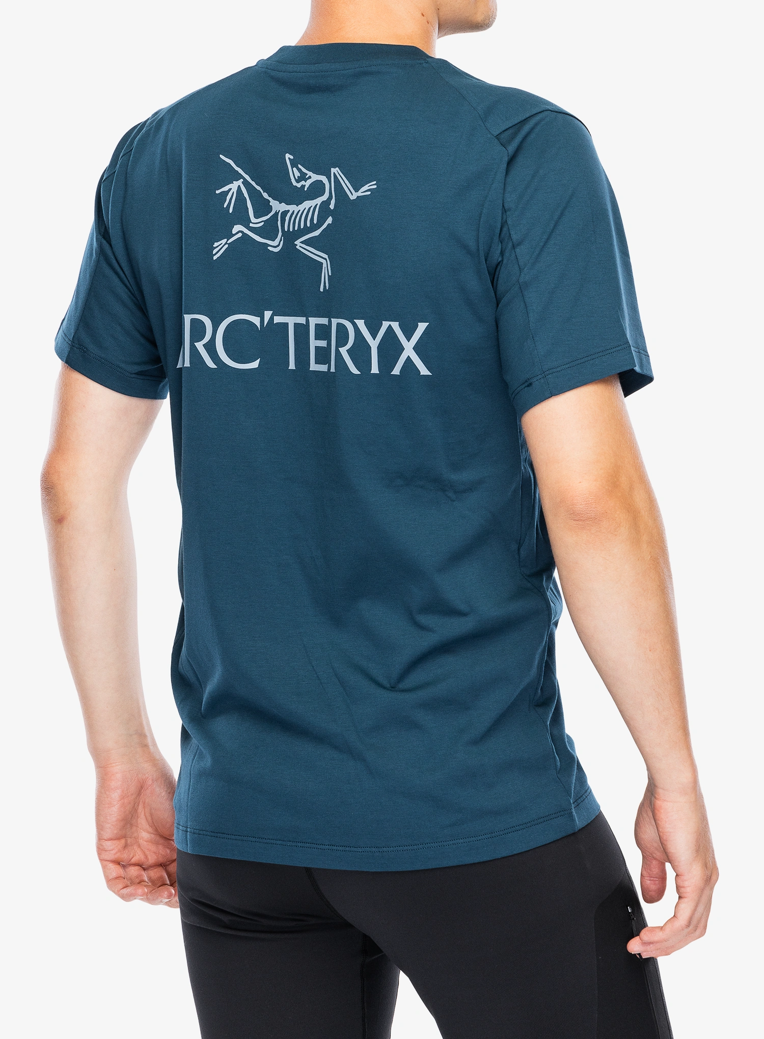 Bavlnené tričko Arcteryx Kragg SL Cotton Bird Word SS - nightscape/lt night