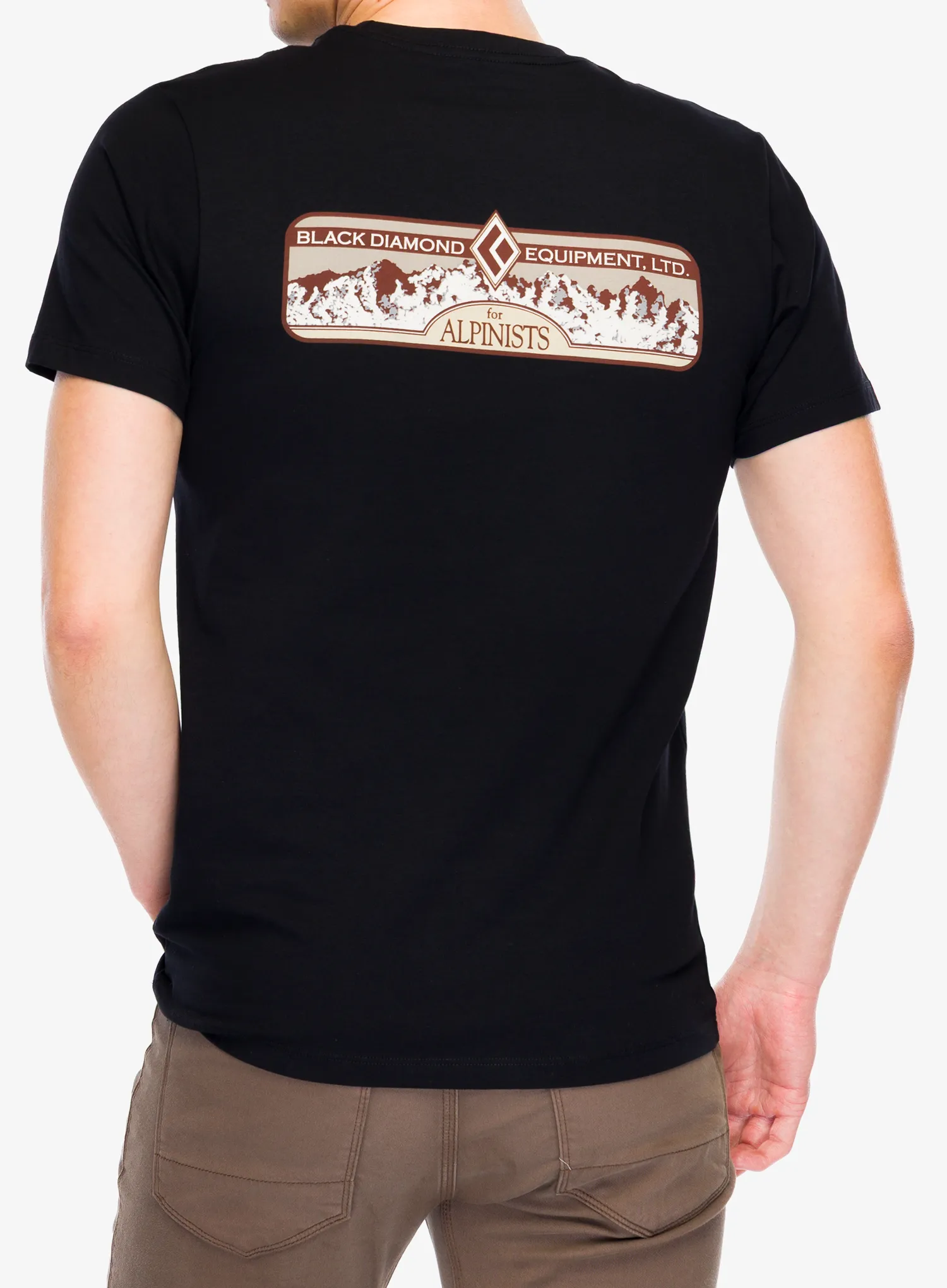 Bavlnené tričko Black Diamond Heritage Alpinist SS Tee - black