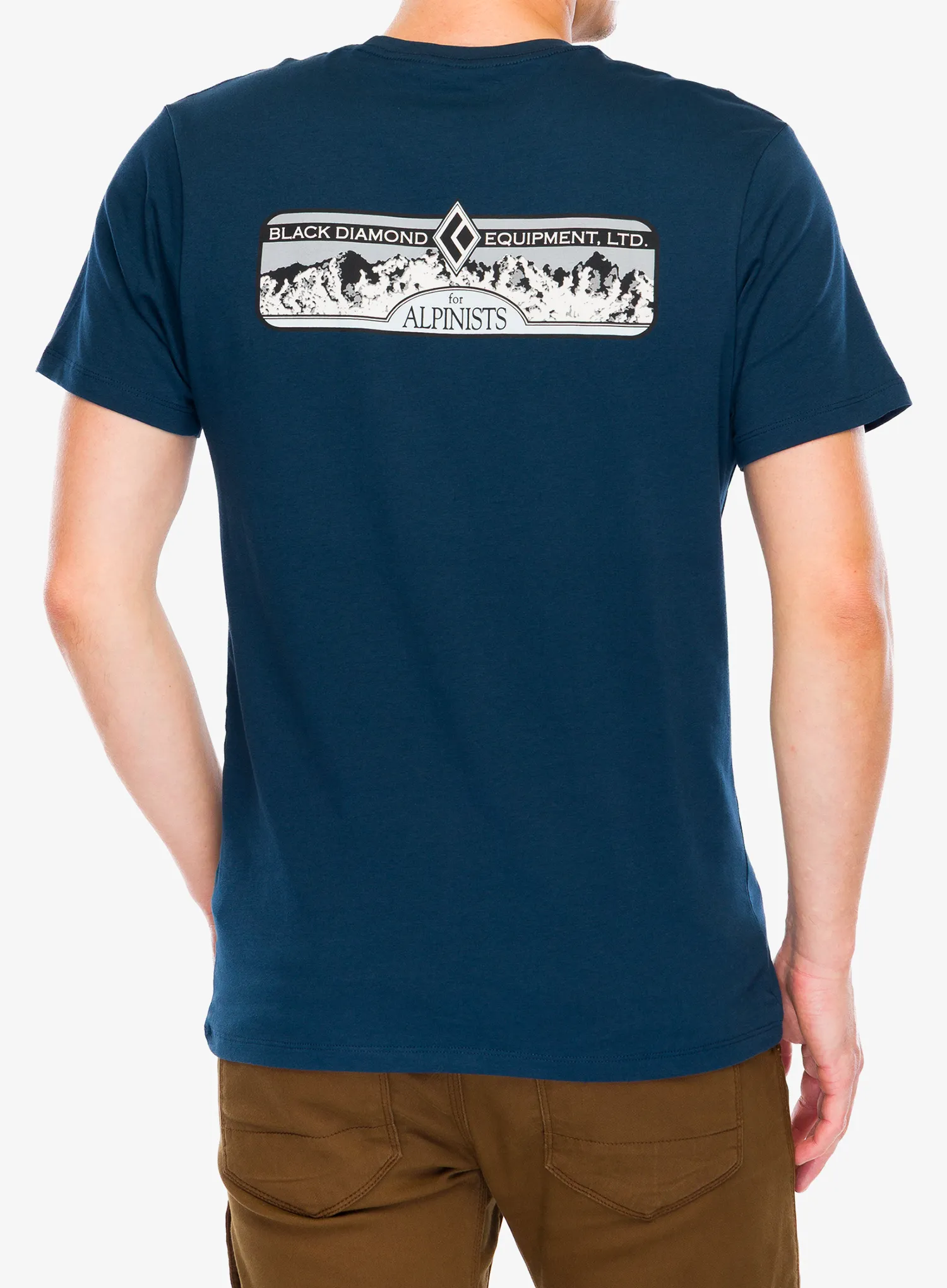 Bavlnené tričko Black Diamond Heritage Alpinist SS Tee - indigo
