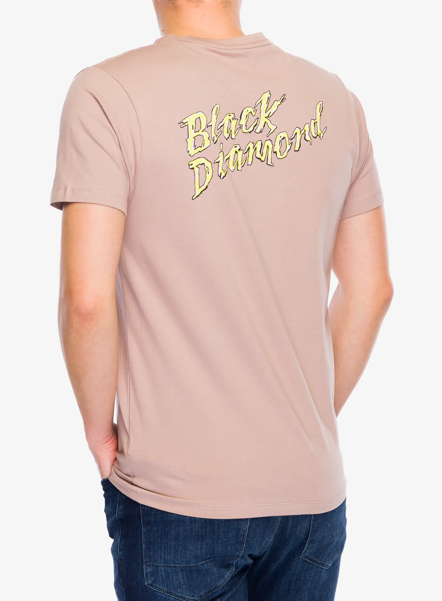 Bavlnené tričko Black Diamond Shredded SS Tee - pale mauve