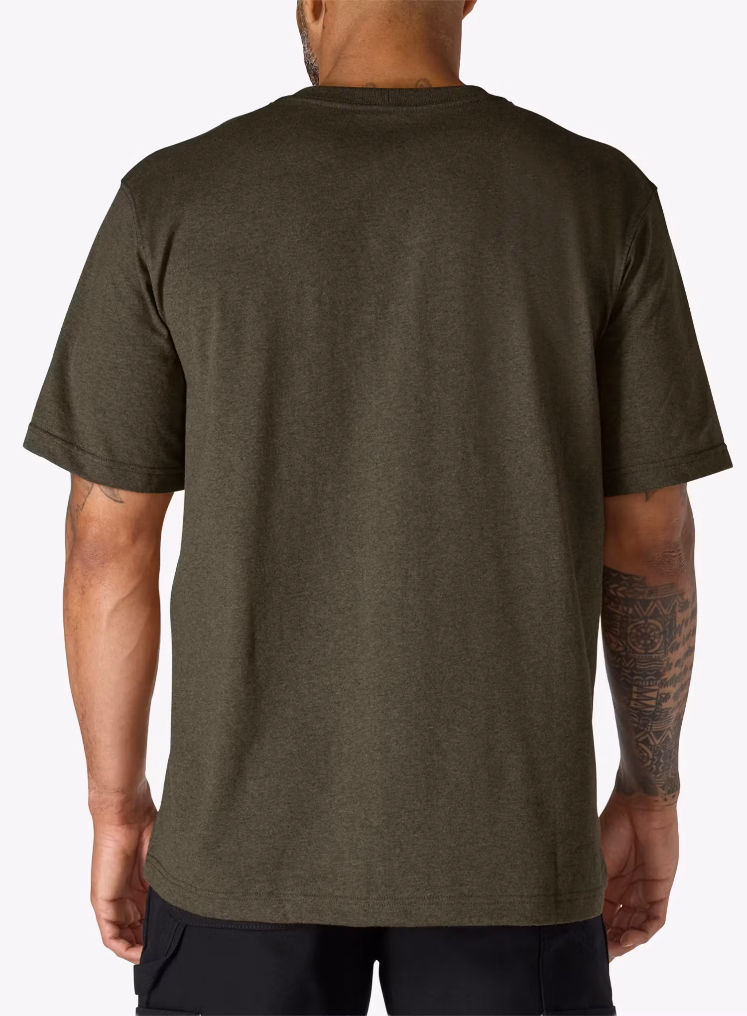 Bavlnené tričko Carhartt Dearborn Relaxed Pocket T-Shirt - burnished logs heather