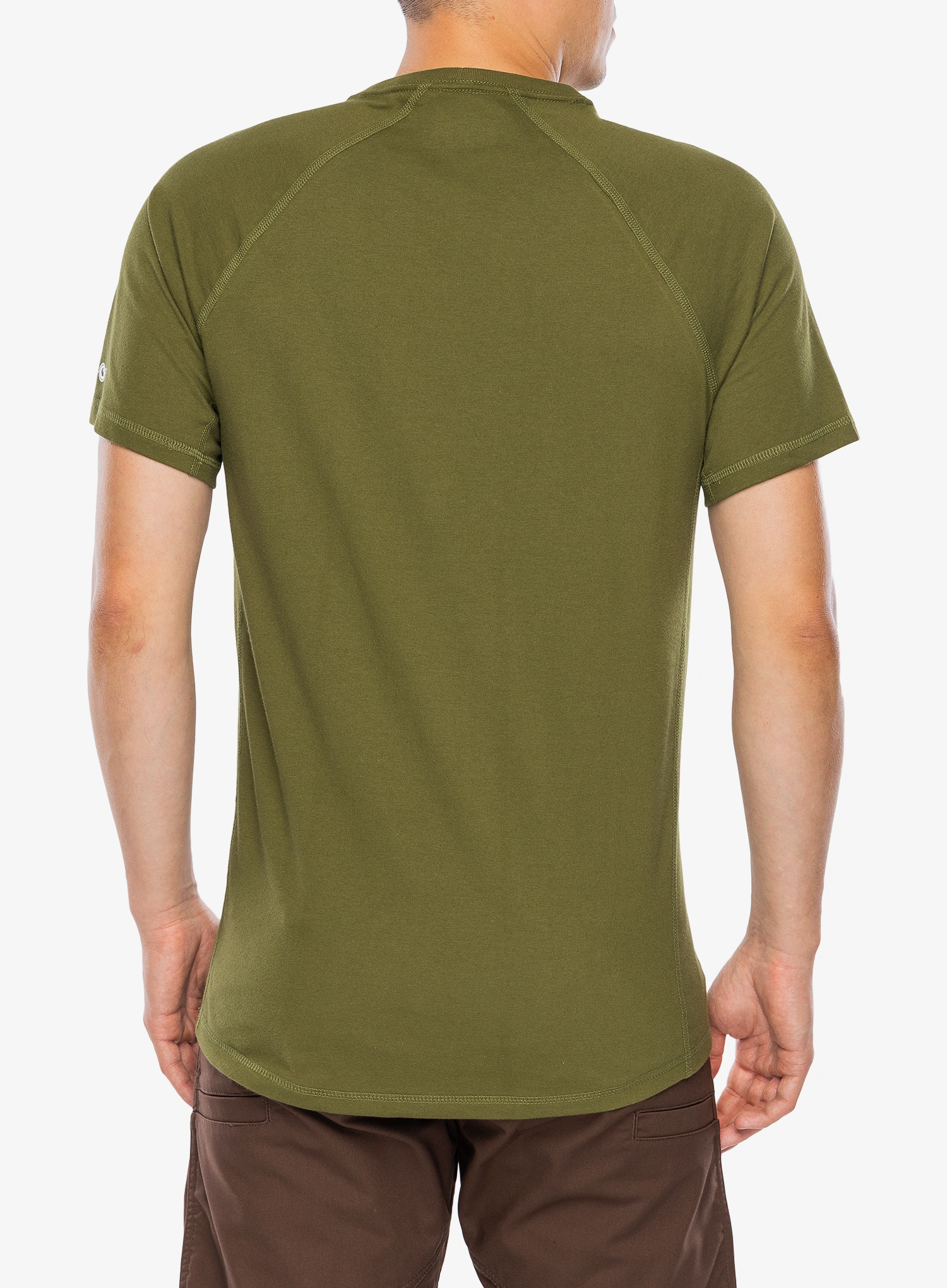 Bavlnené tričko Carhartt Force Pocket S/S T-Shirt - dark bronzed green
