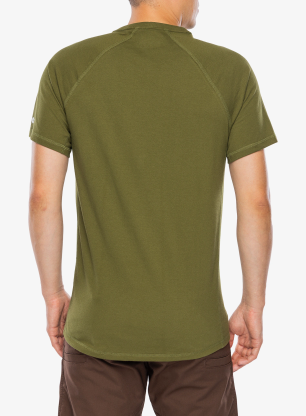 Bavlnené tričko Carhartt Force Pocket S/S T-Shirt - dark bronzed green