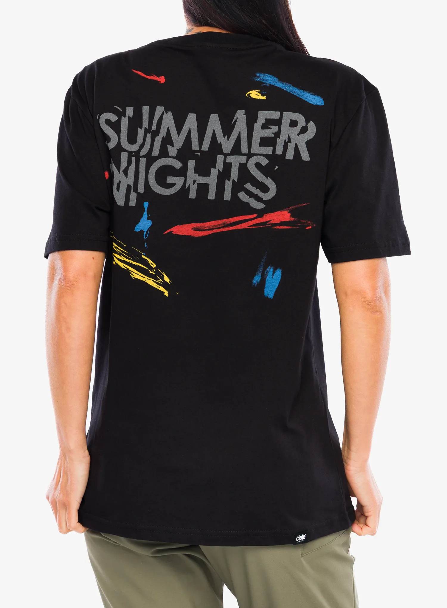 Bavlnené tričko Ciele U-Ort Shirt - summer nights/black