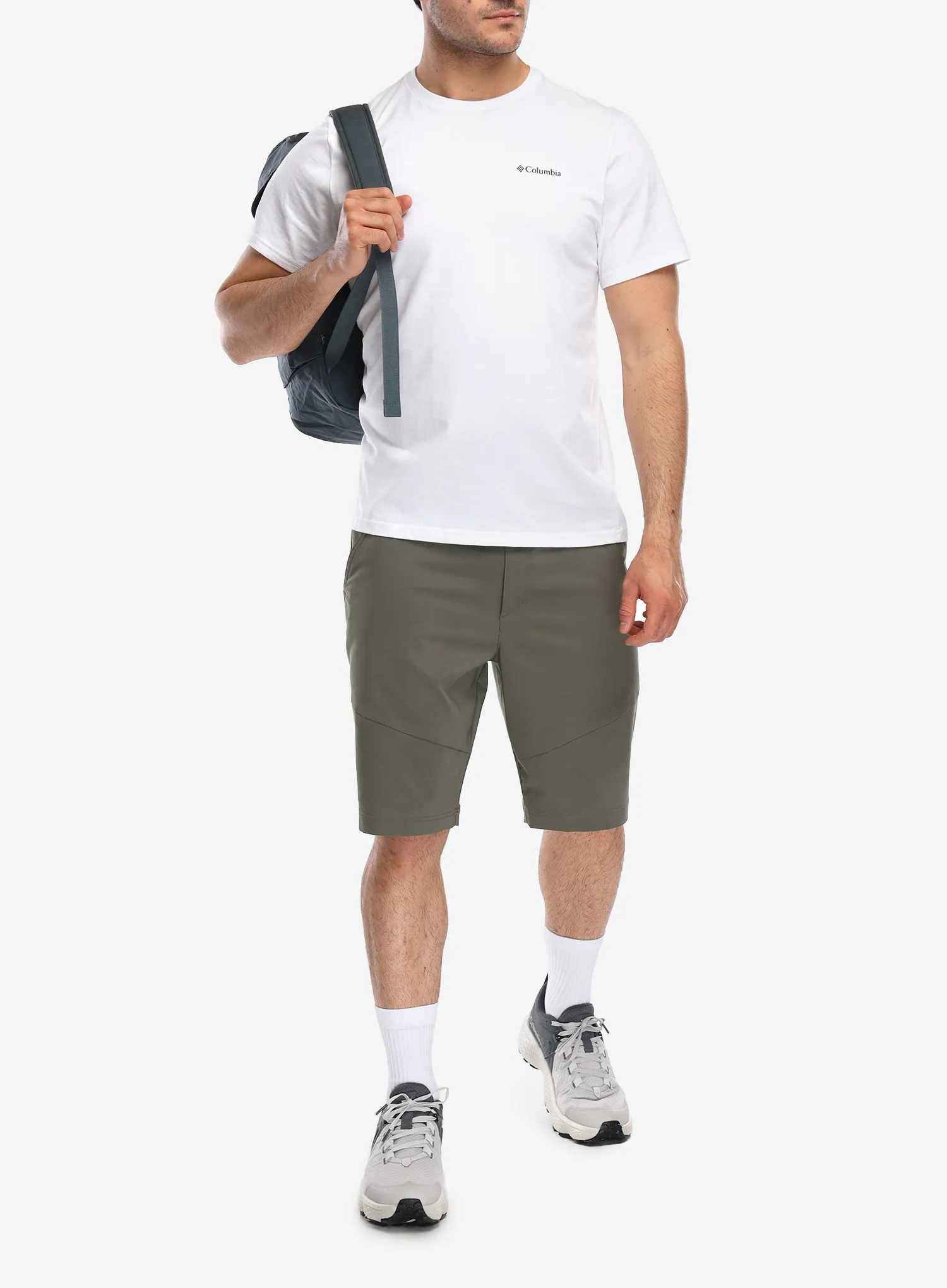 Bavlnené tričko Columbia CSC Outdoor Back Graphic Tee - white/scoped view