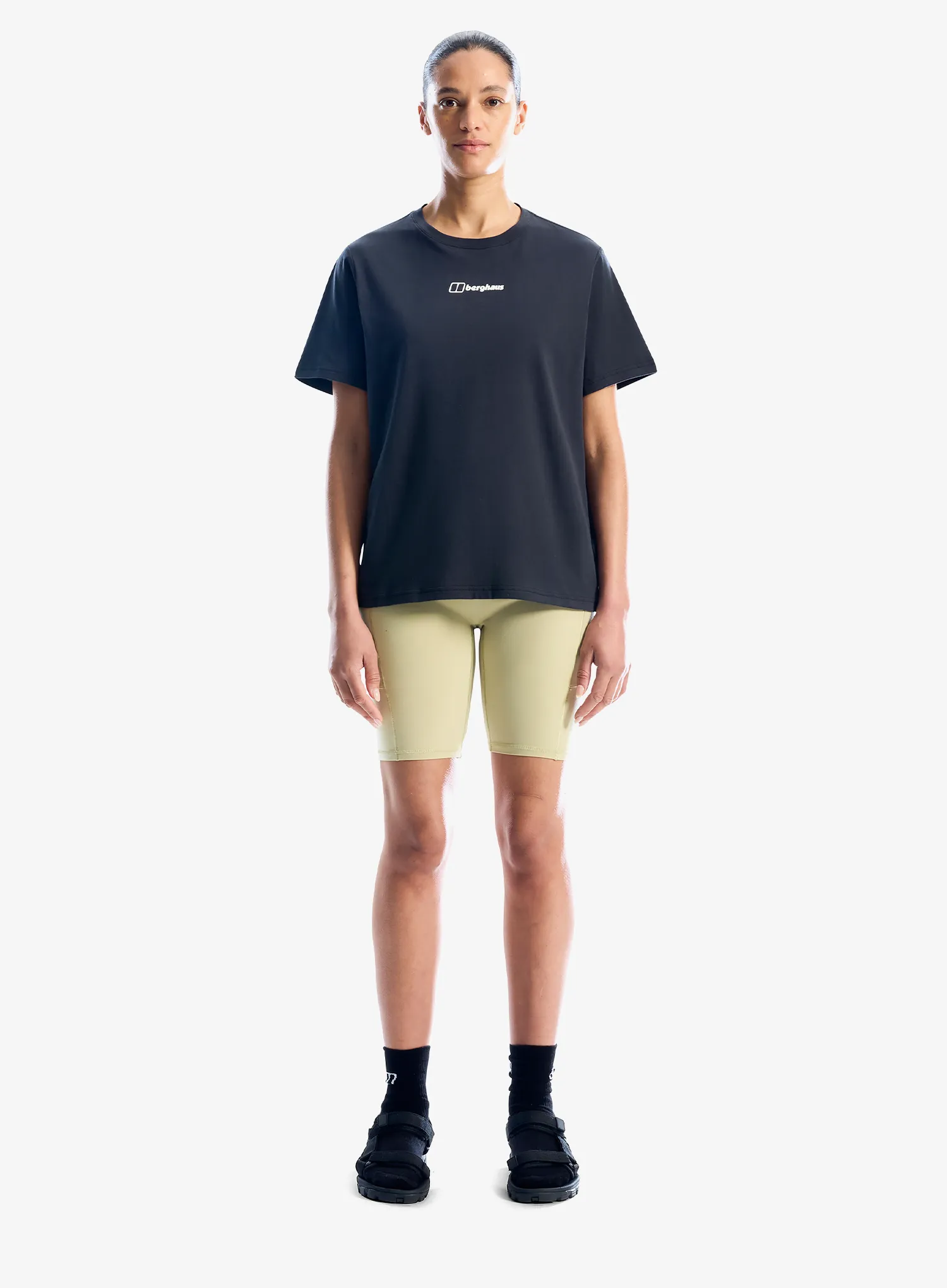 Bavlnené tričko dámske Berghaus Nature Essential Tee Af - jet black