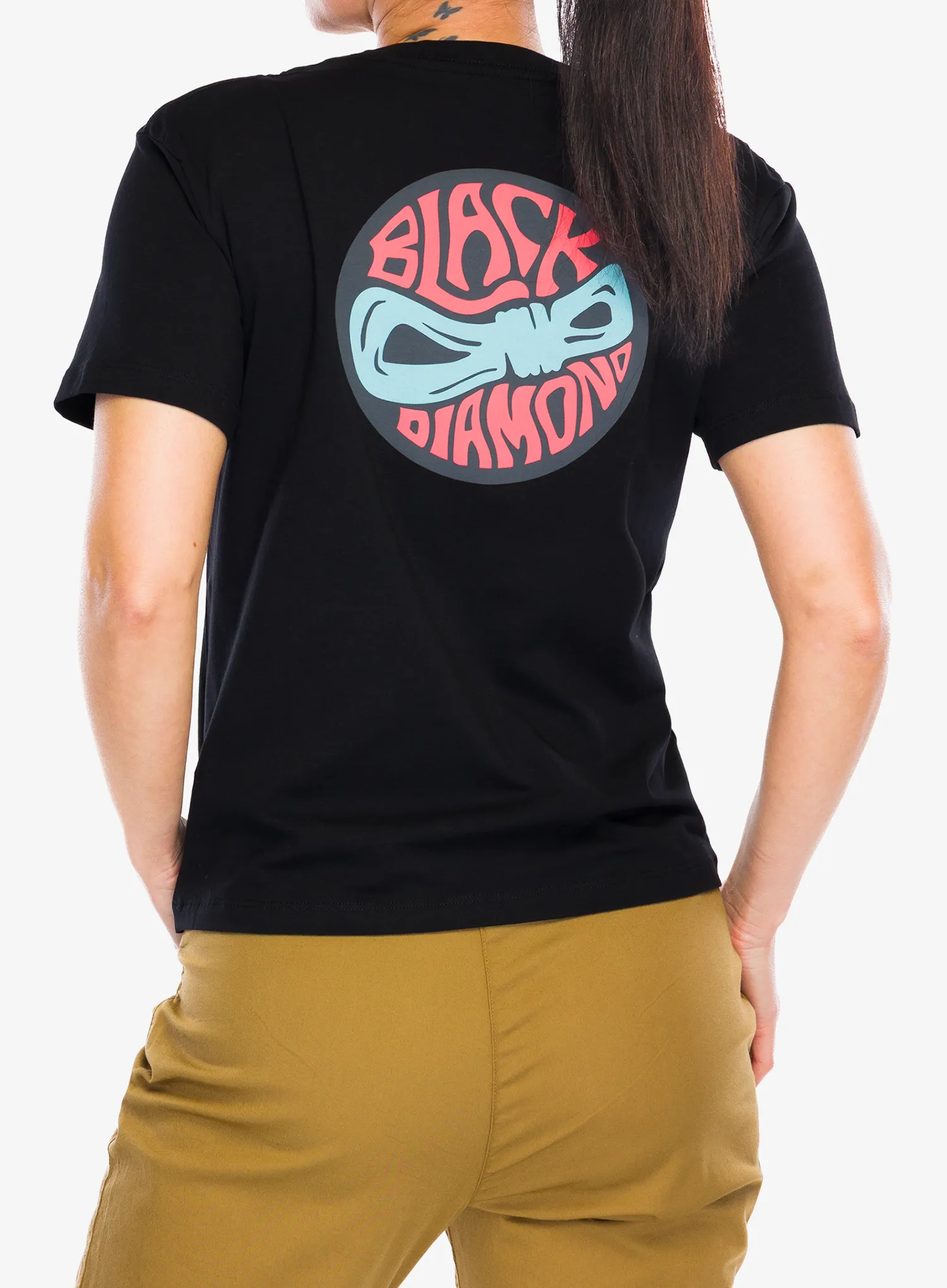 Bavlnené tričko dámske Black Diamond Rope Badge SS Tee - black