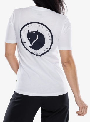 Bavlnené tričko dámske Fjallraven Hoja T-shirt - white