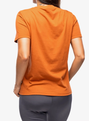 Bavlnené tričko dámske Fjallraven Logo Tee - terracotta brown