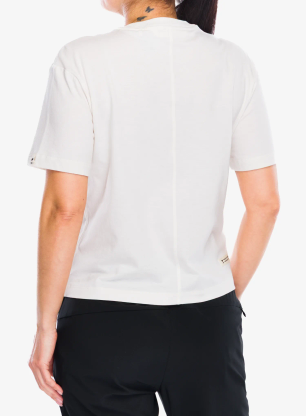 Bavlnené tričko dámske Mons Royale Yonder Merino Organic Cotton T-Shirt - white