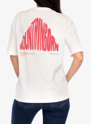 Bavlnené tričko dámske Peak Performance Graphic Tee - offwhite