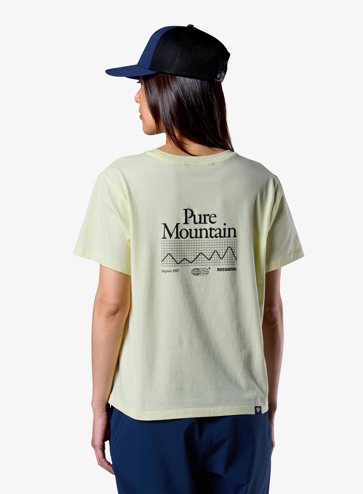 Bavlnené tričko dámske Rossignol Graphic Waterfall Tee - wax yellow