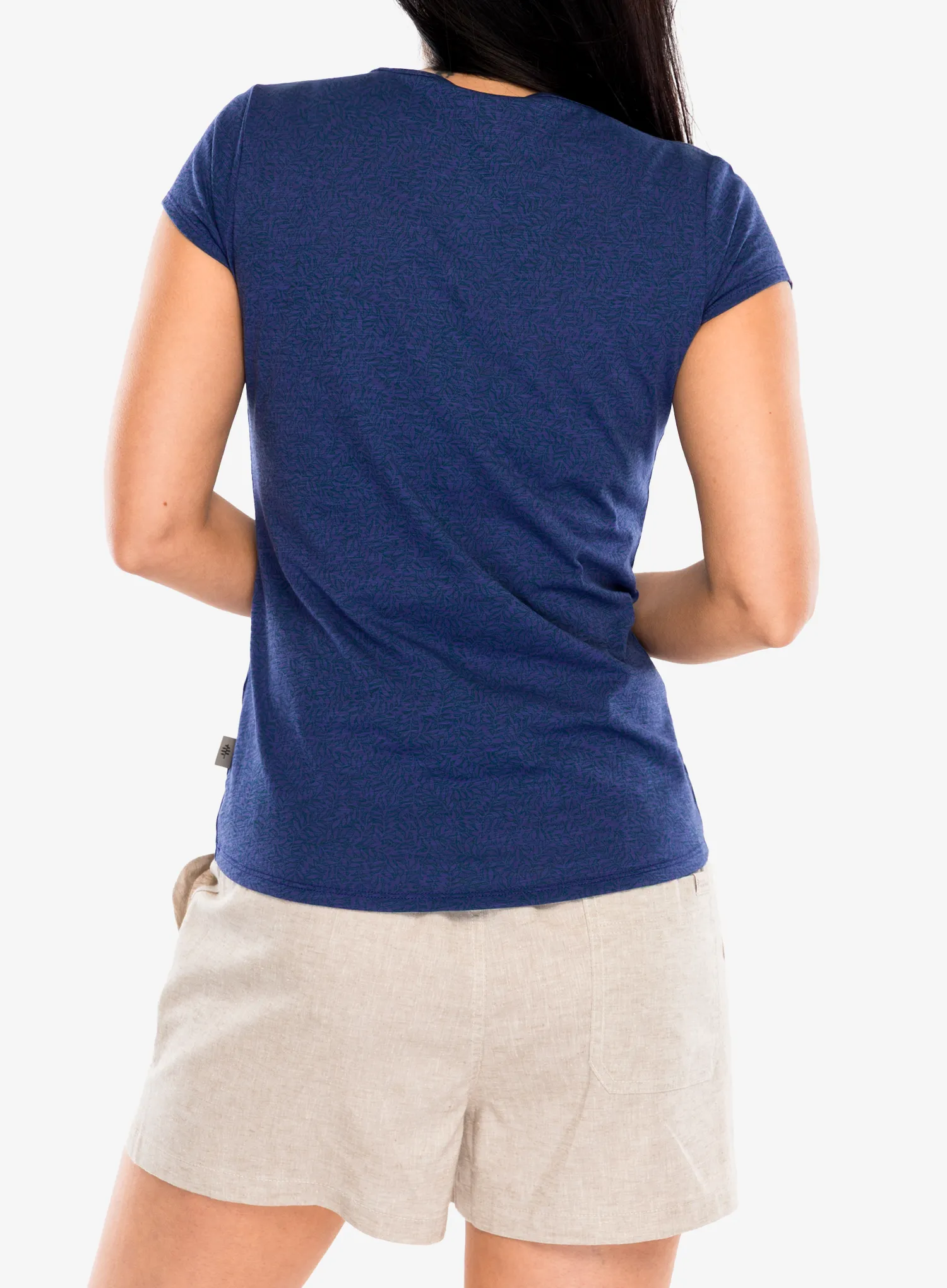 Bavlnené tričko dámske Royal Robbins Featherweight Slub Tee - future dusk nisene pt
