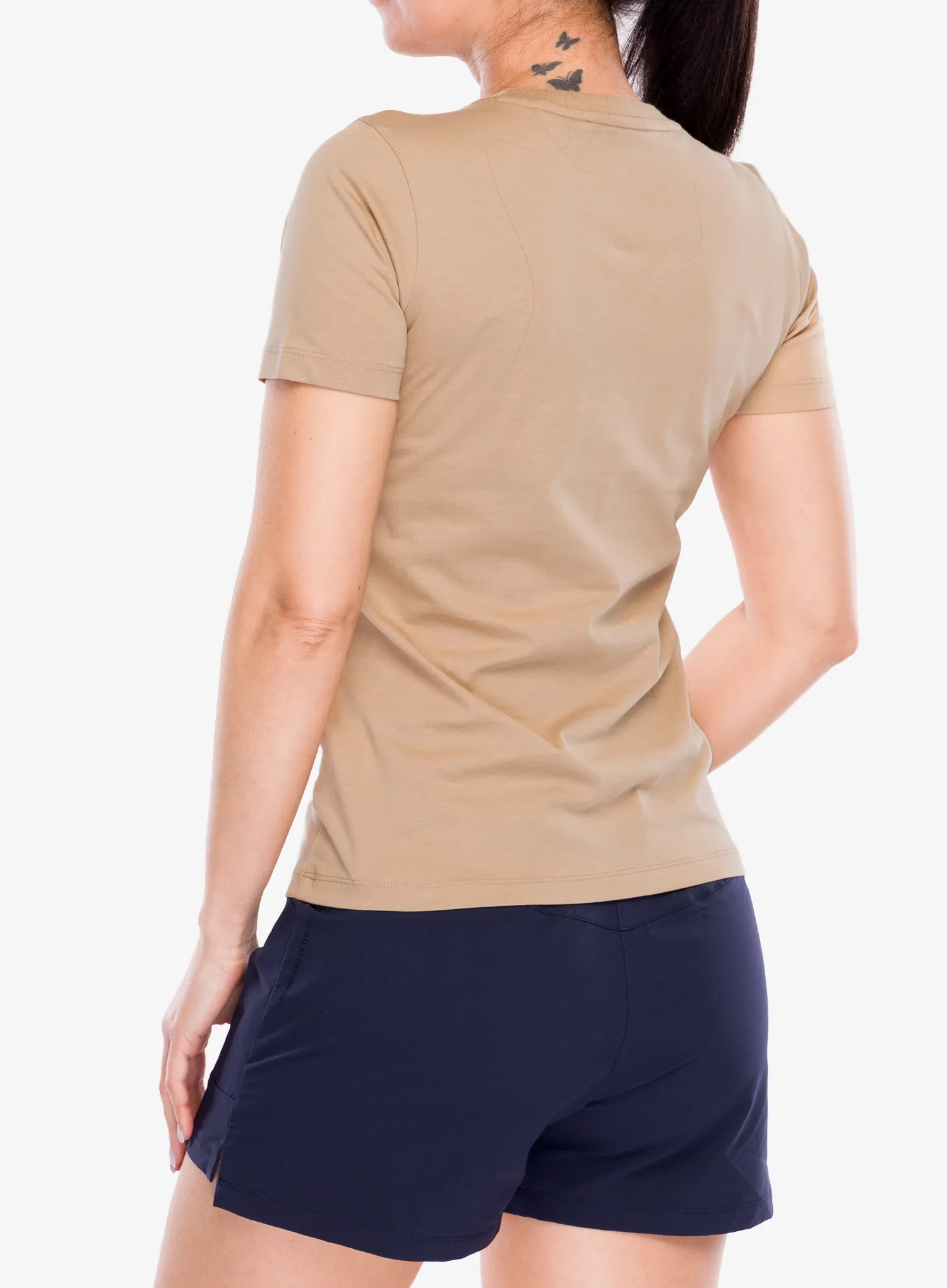 Bavlnené tričko dámske Salewa Eagle Logo Patch T-Shirt - quicksand