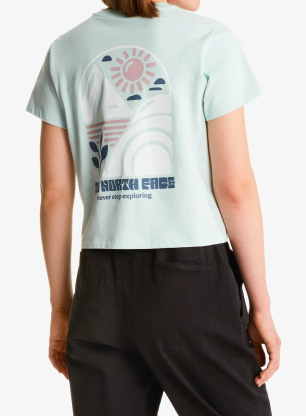 Bavlnené tričko dámske The North Face Sun Regular SS Cutie Tee - opal frost