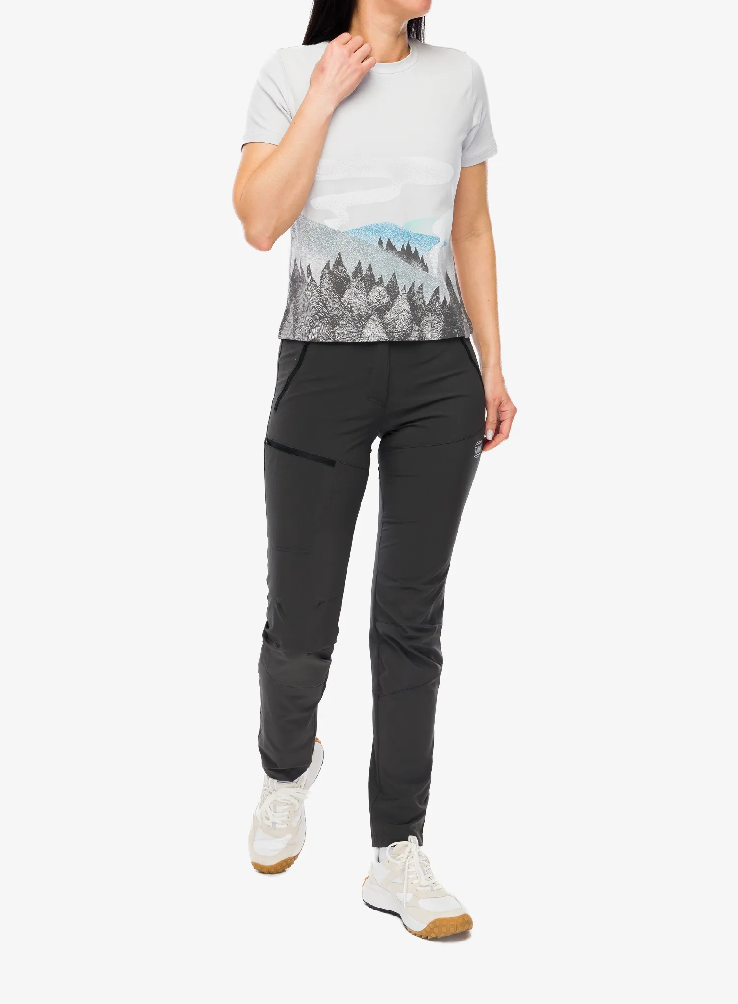 Bavlnené tričko dámske Turbat Fog T-Shirt - vapour blue