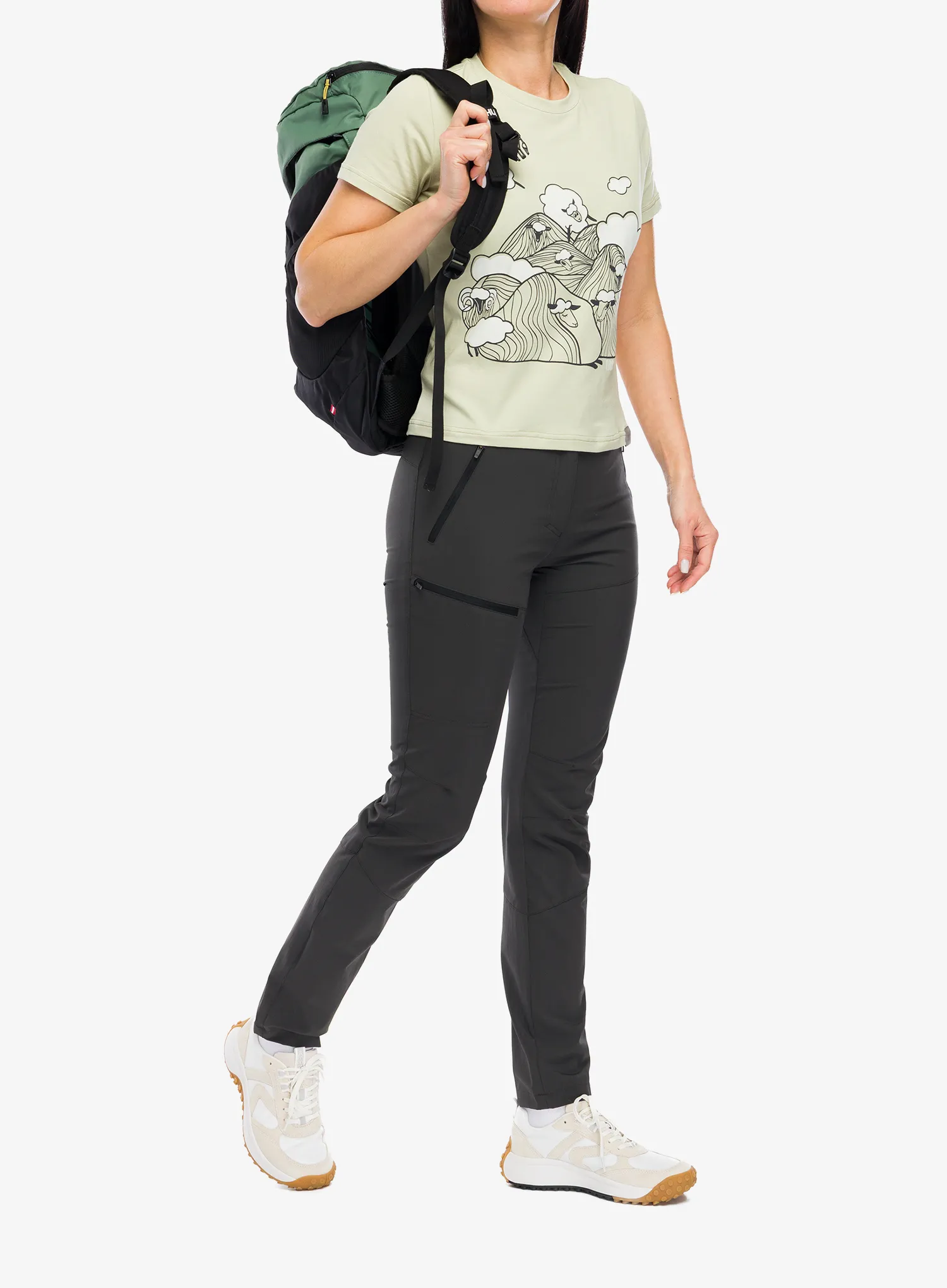 Bavlnené tričko dámske Turbat Vivcegora T-Shirt - bog lime
