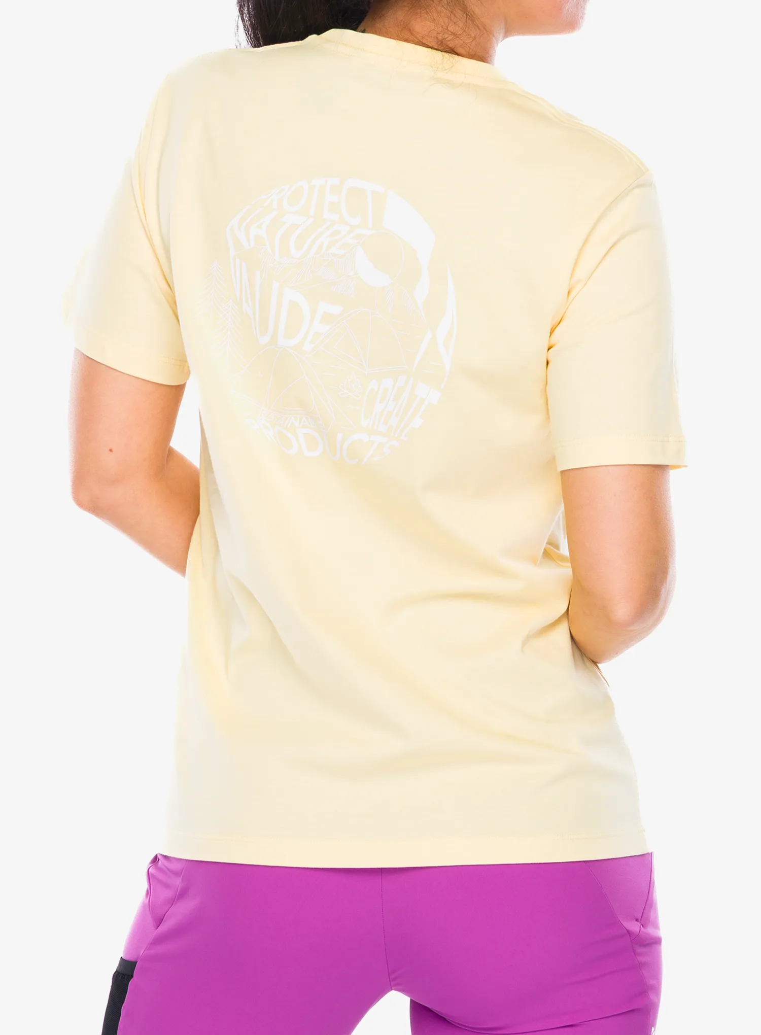 Bavlnené tričko dámske Vaude Spirit T-Shirt II - vanilla